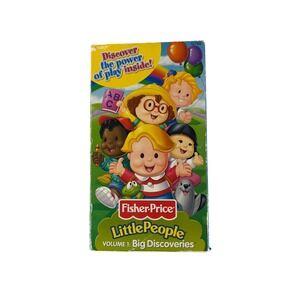 Fisher-Price Little People Volume 1 Big Discoveries Vintage VHS 2000 Kids